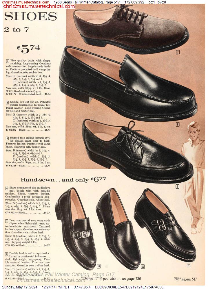 1960 Sears Fall Winter Catalog, Page 517