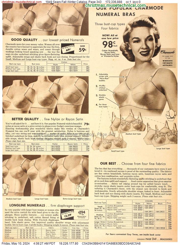 1949 Sears Fall Winter Catalog, Page 343