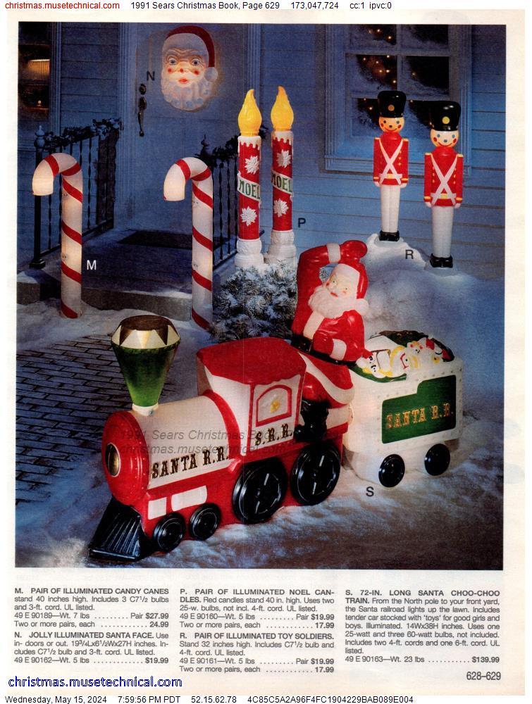 1991 Sears Christmas Book, Page 629