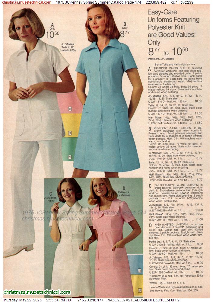 1975 JCPenney Spring Summer Catalog, Page 174