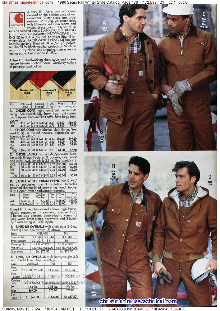 1990 Sears Fall Winter Style Catalog, Page 436