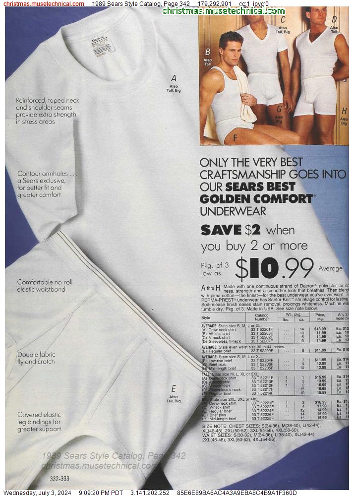 1989 Sears Style Catalog, Page 342