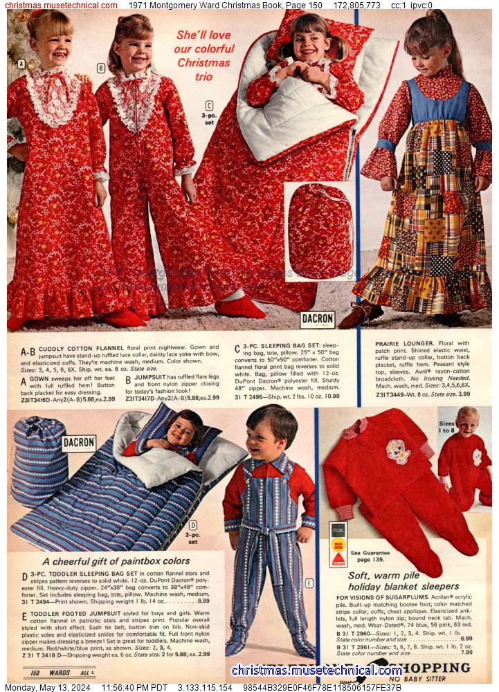 1971 Montgomery Ward Christmas Book, Page 150