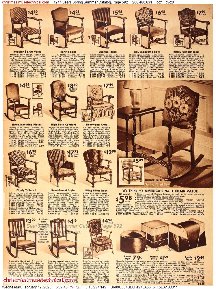 1941 Sears Spring Summer Catalog, Page 592