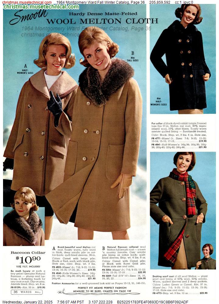 1964 Montgomery Ward Fall Winter Catalog, Page 36