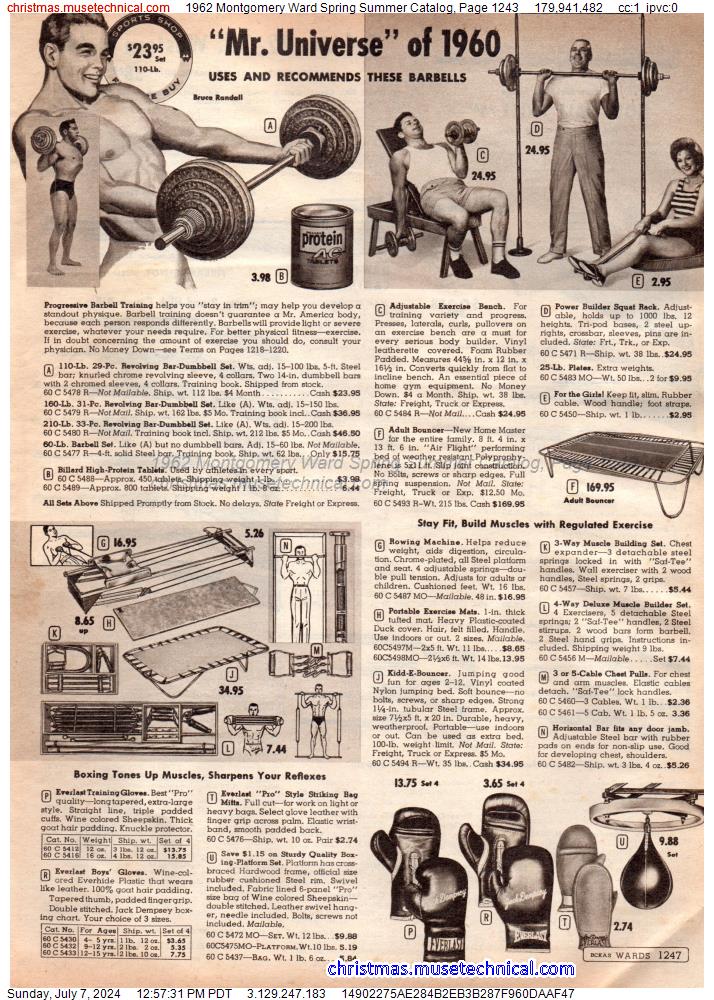 1962 Montgomery Ward Spring Summer Catalog, Page 1243