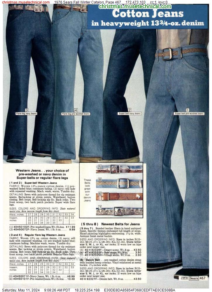 1976 Sears Fall Winter Catalog, Page 467