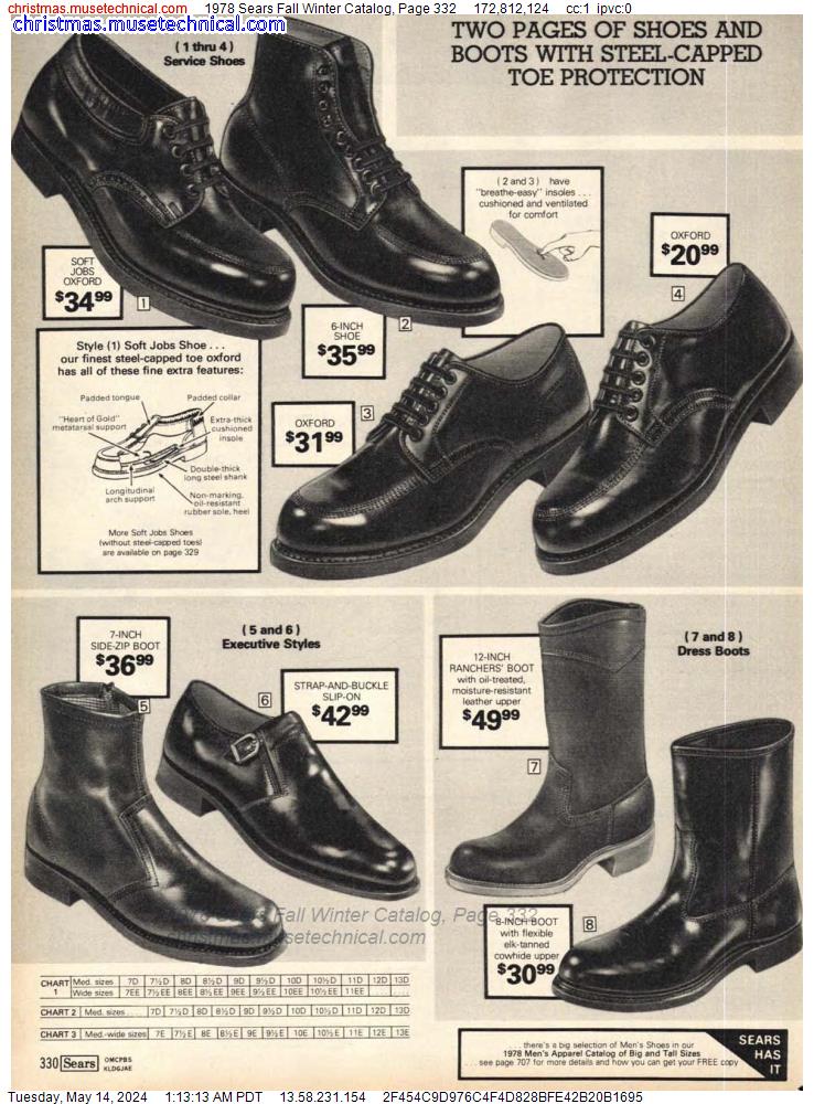 1978 Sears Fall Winter Catalog, Page 332