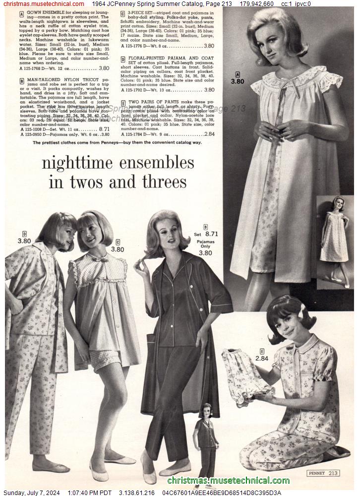 1964 JCPenney Spring Summer Catalog, Page 213
