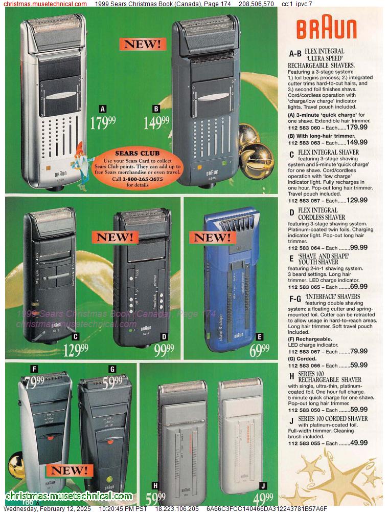 1999 Sears Christmas Book (Canada), Page 174