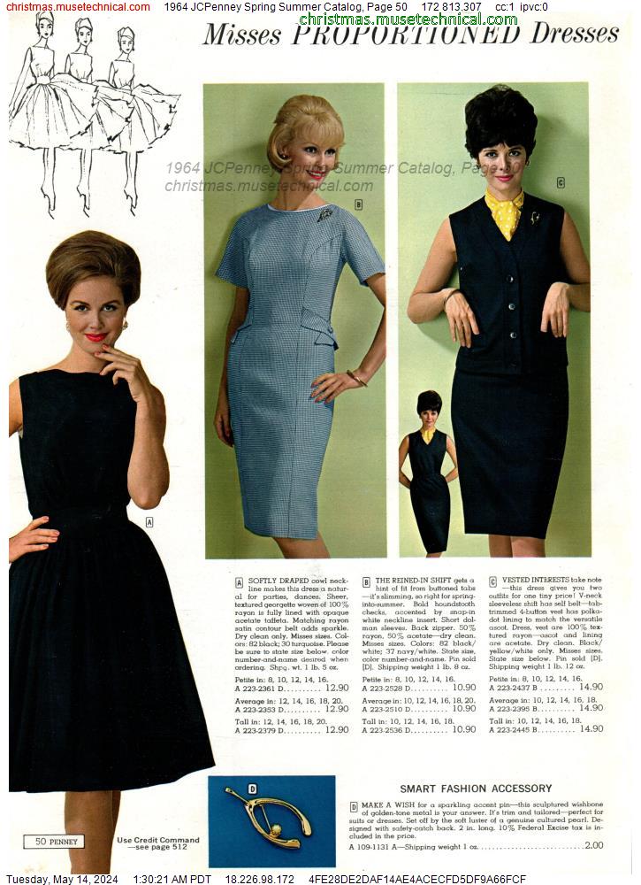 1964 JCPenney Spring Summer Catalog, Page 50