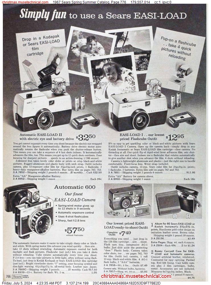 1967 Sears Spring Summer Catalog, Page 776
