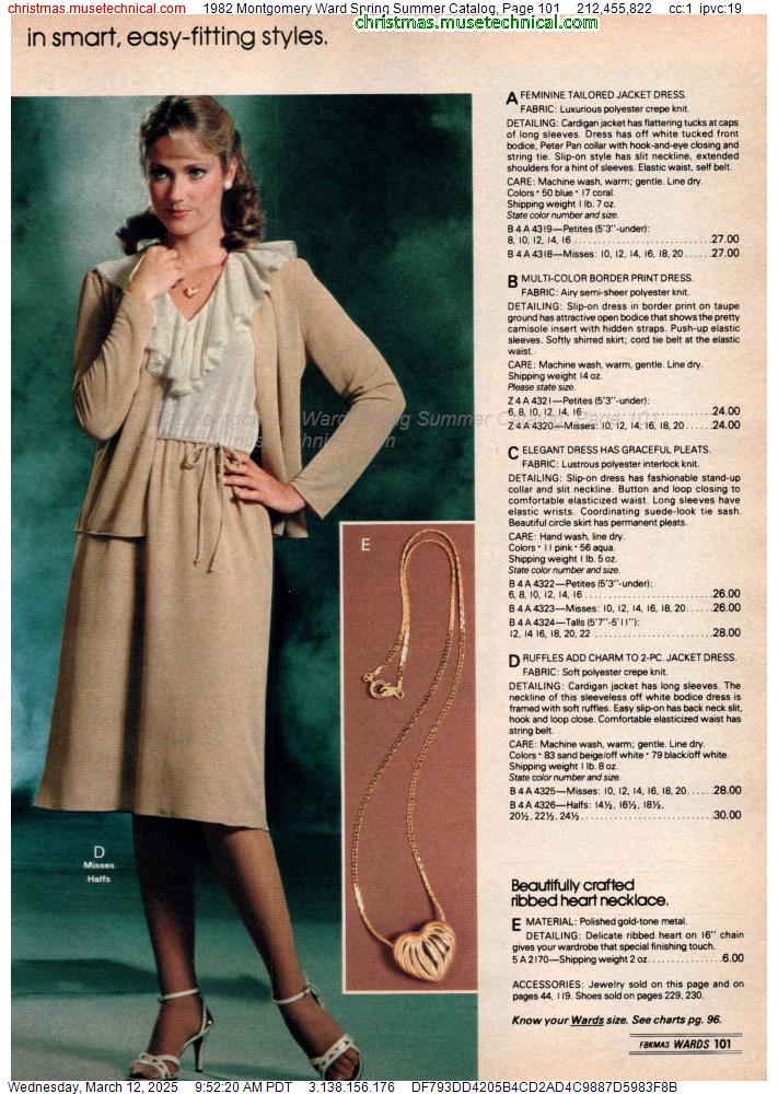 1982 Montgomery Ward Spring Summer Catalog, Page 101