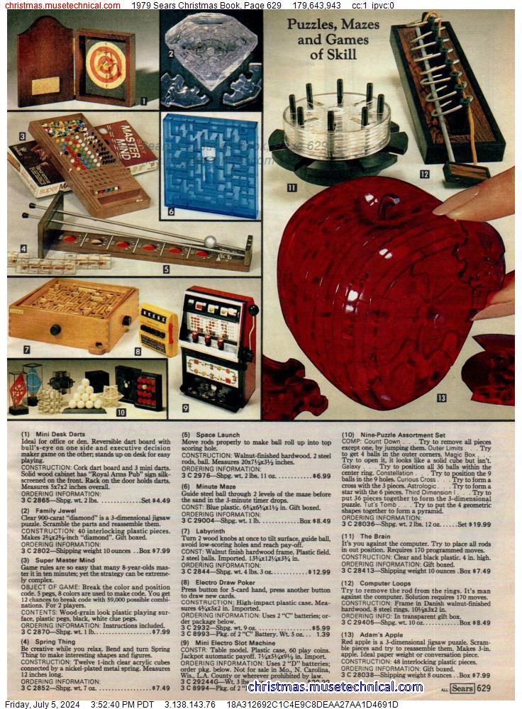 1979 Sears Christmas Book, Page 629