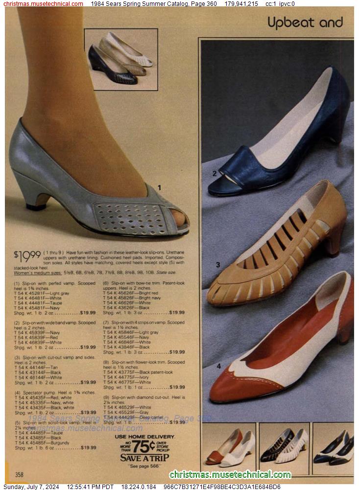 1984 Sears Spring Summer Catalog, Page 360