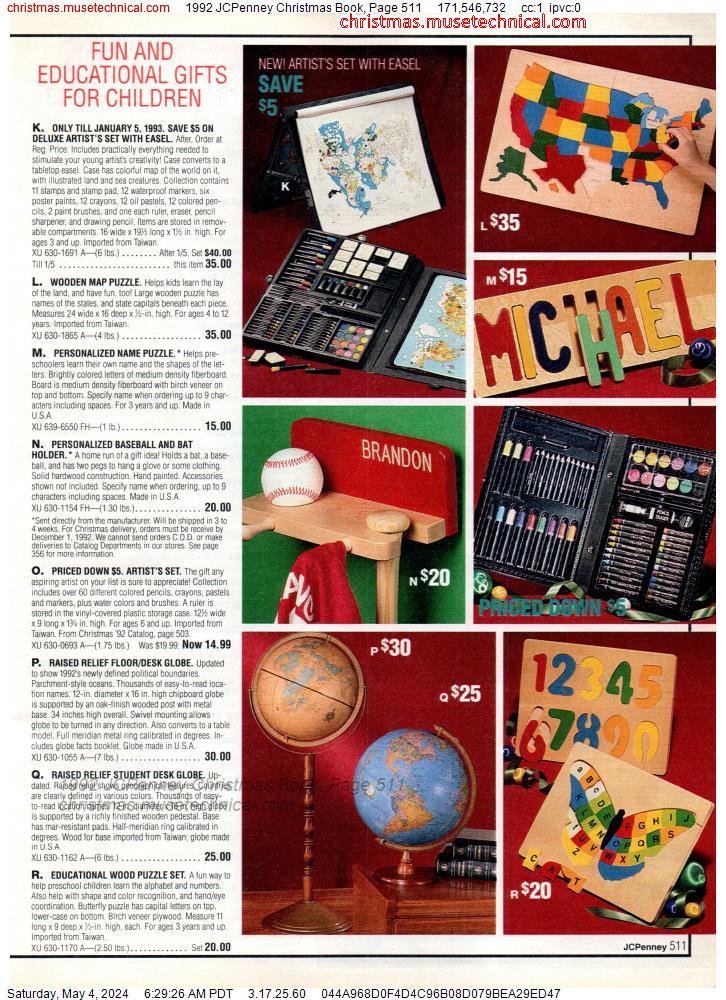 1992 JCPenney Christmas Book, Page 511