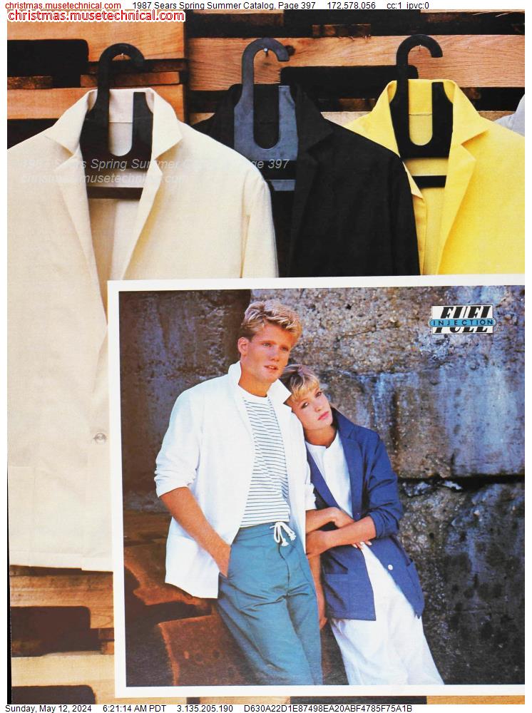 1987 Sears Spring Summer Catalog, Page 397