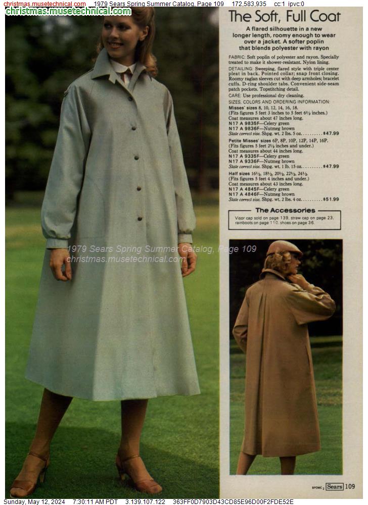 1979 Sears Spring Summer Catalog, Page 109