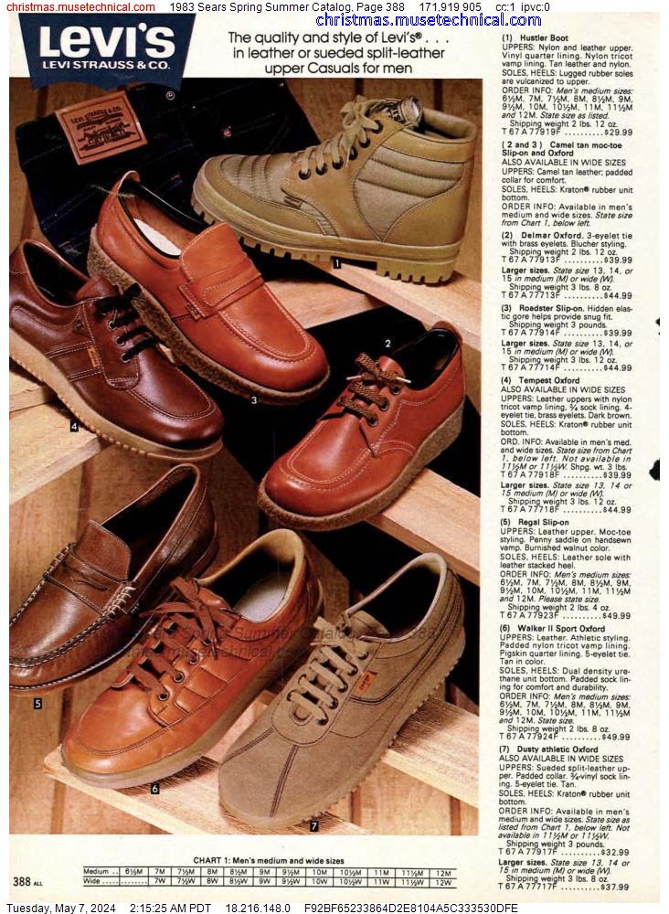 1983 Sears Spring Summer Catalog, Page 388