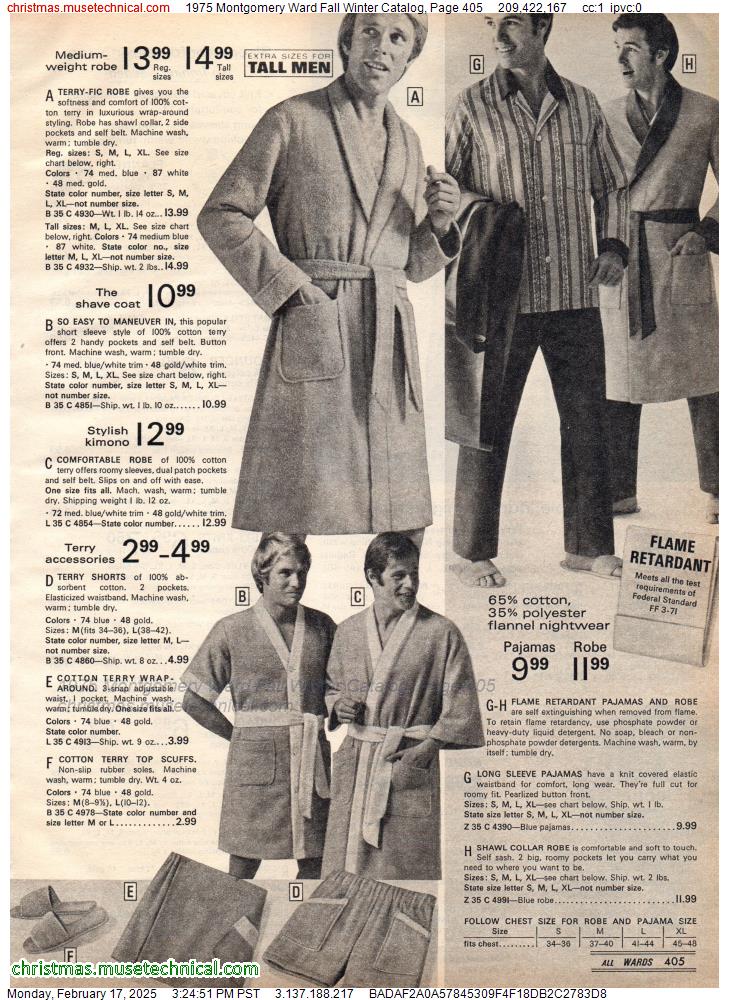 1975 Montgomery Ward Fall Winter Catalog, Page 405