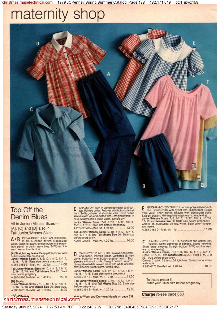 1979 JCPenney Spring Summer Catalog, Page 188