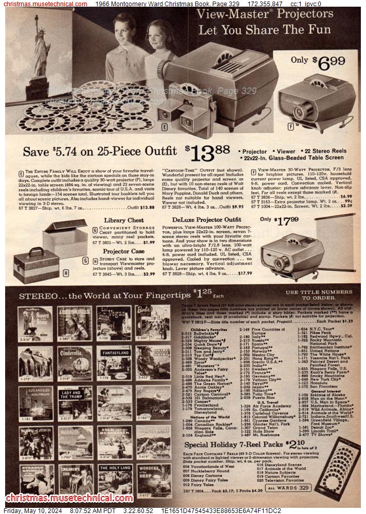 1966 Montgomery Ward Christmas Book, Page 329