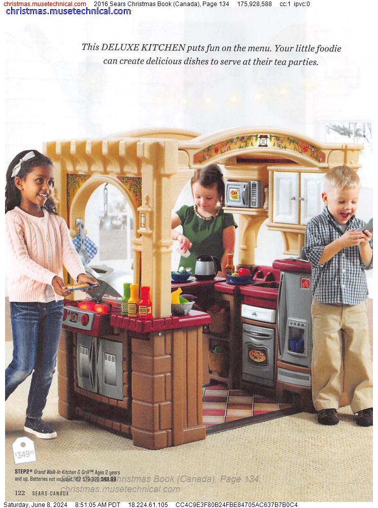 2016 Sears Christmas Book (Canada), Page 134