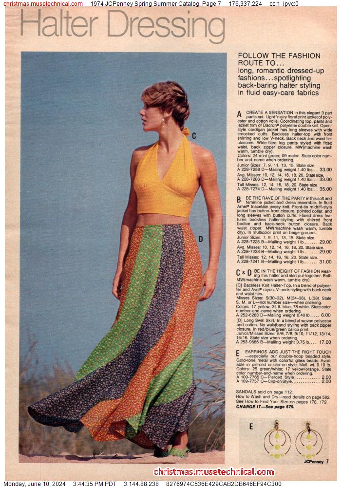 1974 JCPenney Spring Summer Catalog, Page 7