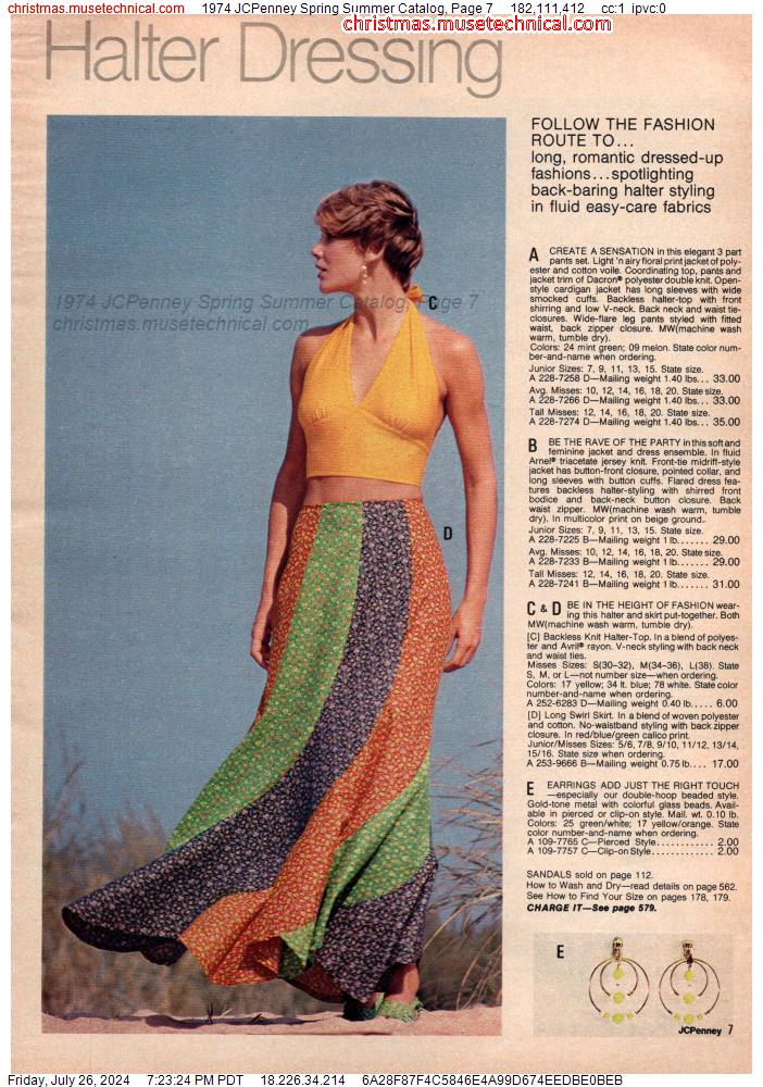 1974 JCPenney Spring Summer Catalog, Page 7