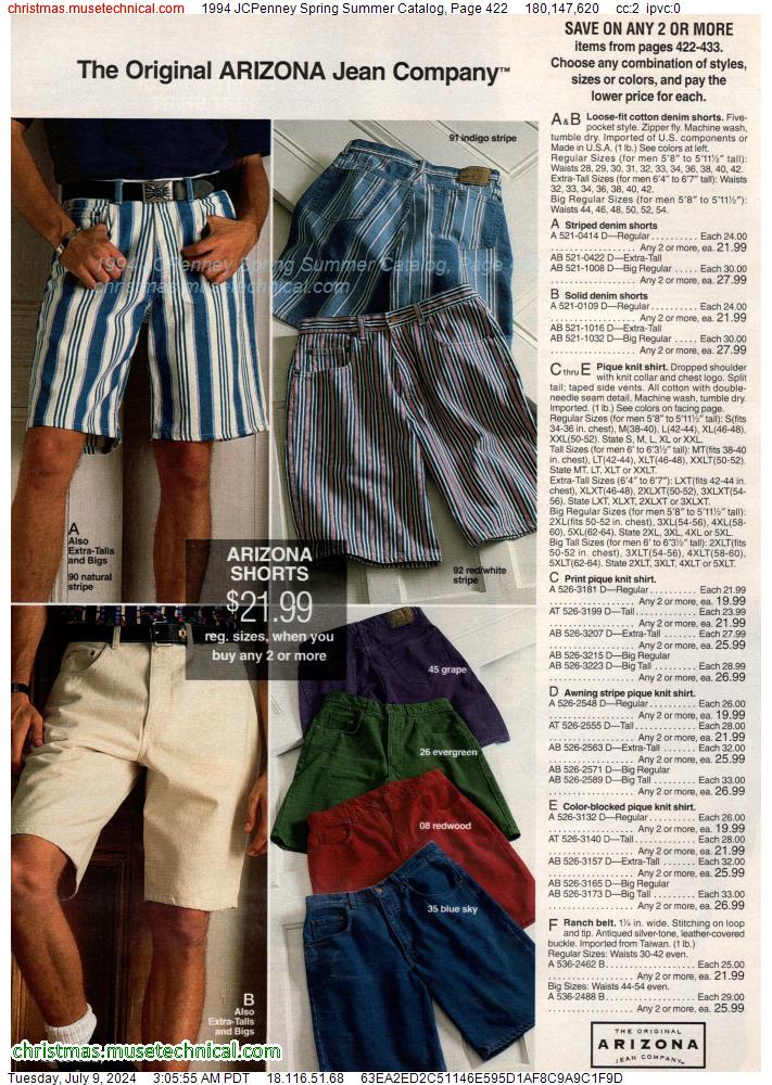 1994 JCPenney Spring Summer Catalog, Page 422
