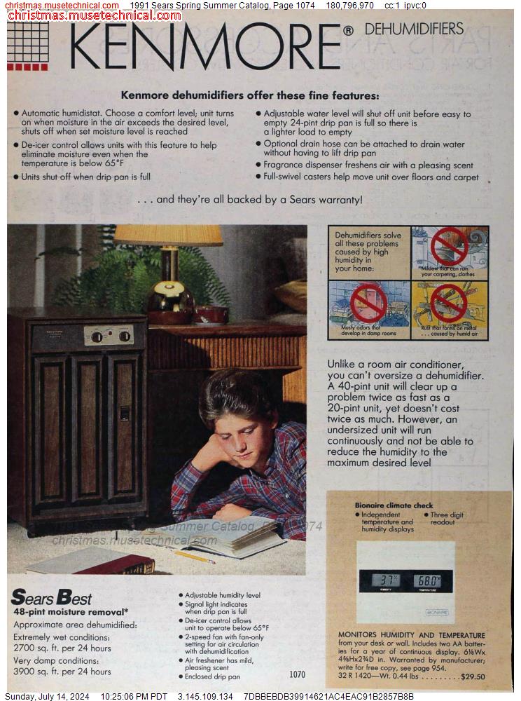 1991 Sears Spring Summer Catalog, Page 1074
