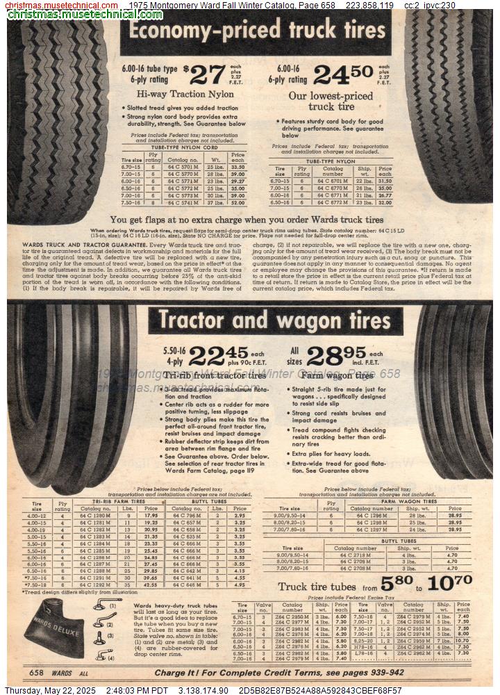 1975 Montgomery Ward Fall Winter Catalog, Page 658