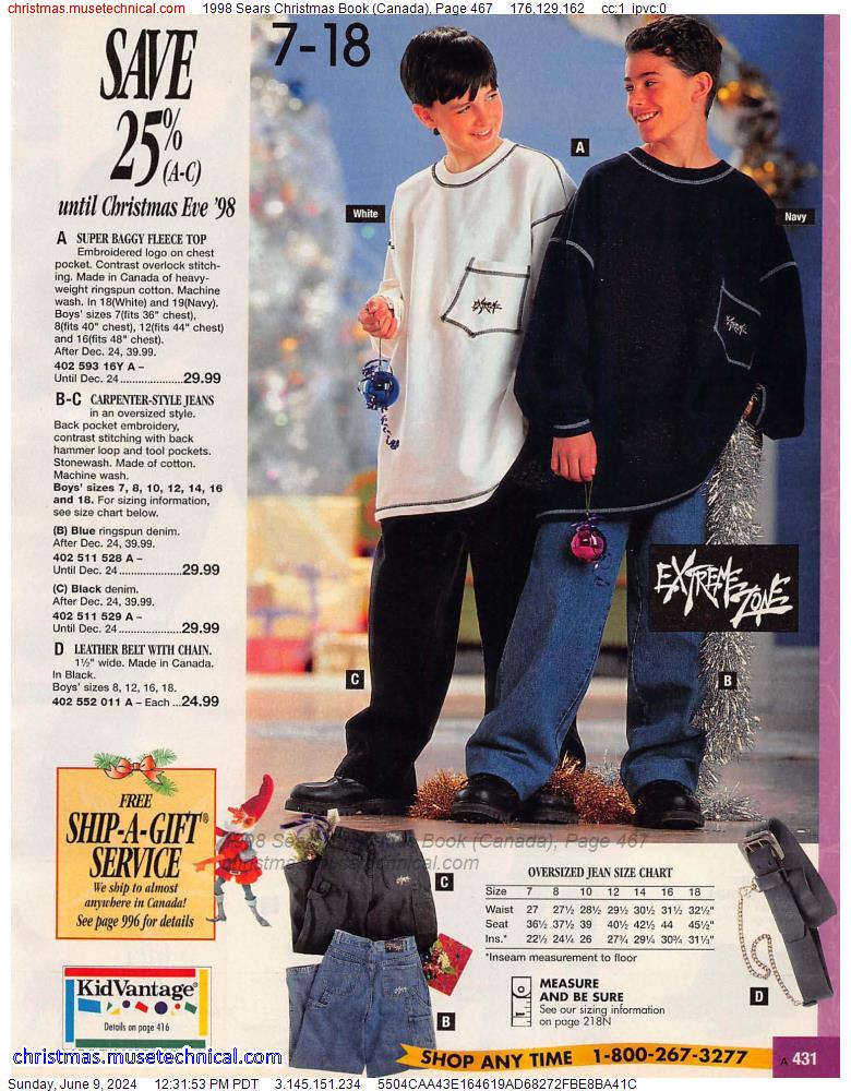 1998 Sears Christmas Book (Canada), Page 467