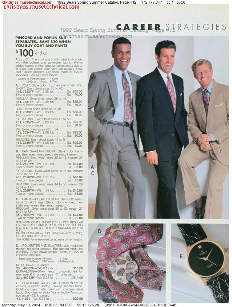 1992 Sears Spring Summer Catalog, Page 412