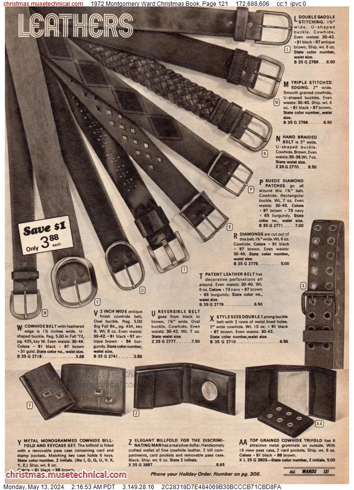 1972 Montgomery Ward Christmas Book, Page 121