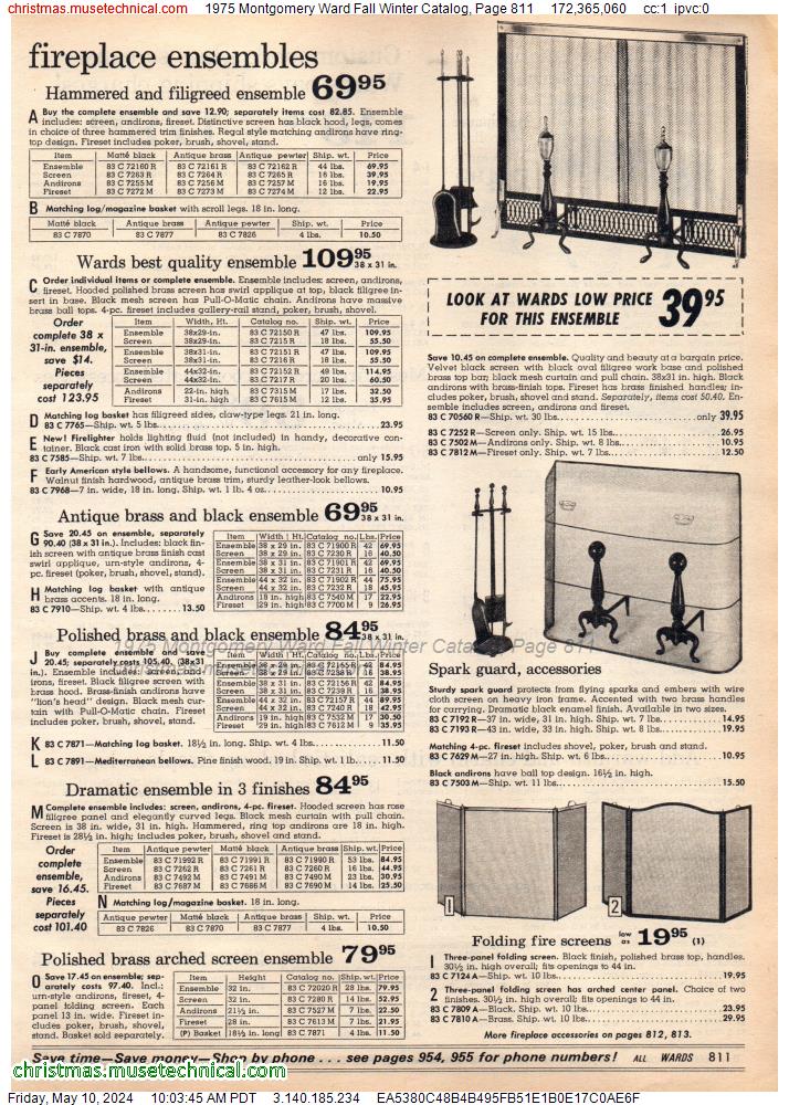 1975 Montgomery Ward Fall Winter Catalog, Page 811