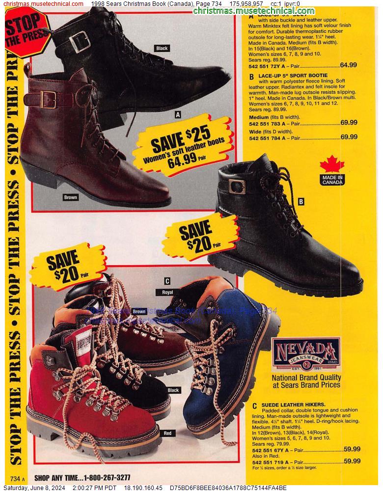1998 Sears Christmas Book (Canada), Page 734