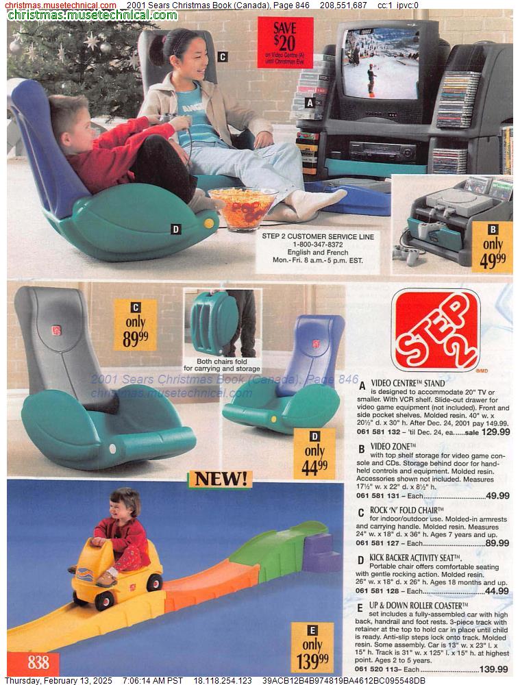 2001 Sears Christmas Book (Canada), Page 846