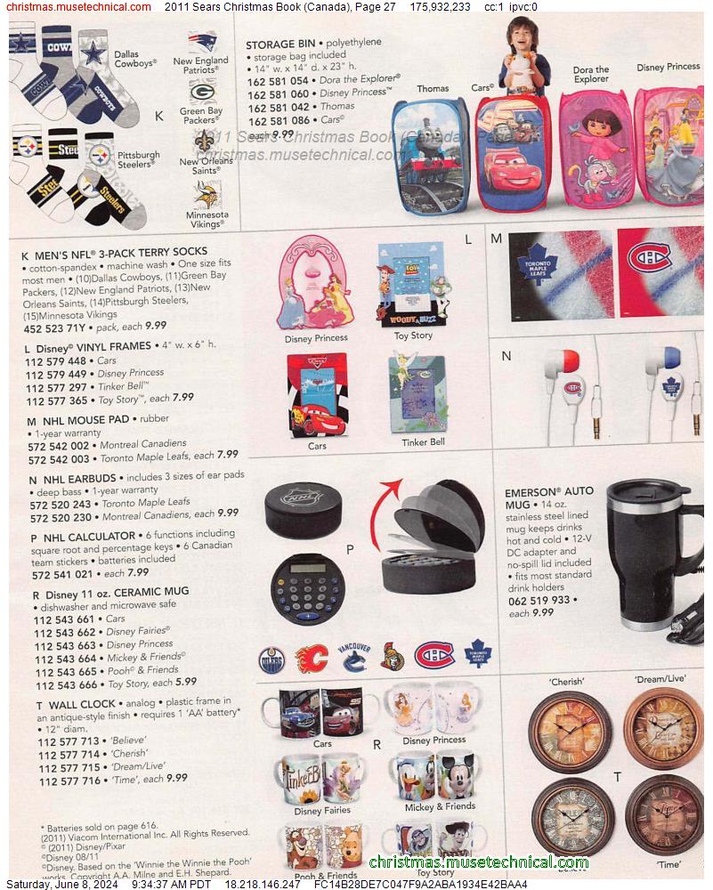 2011 Sears Christmas Book (Canada), Page 27