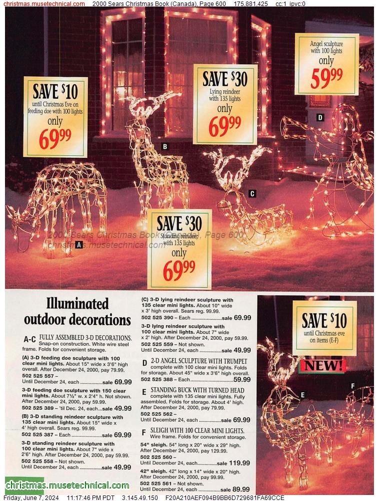 2000 Sears Christmas Book (Canada), Page 600