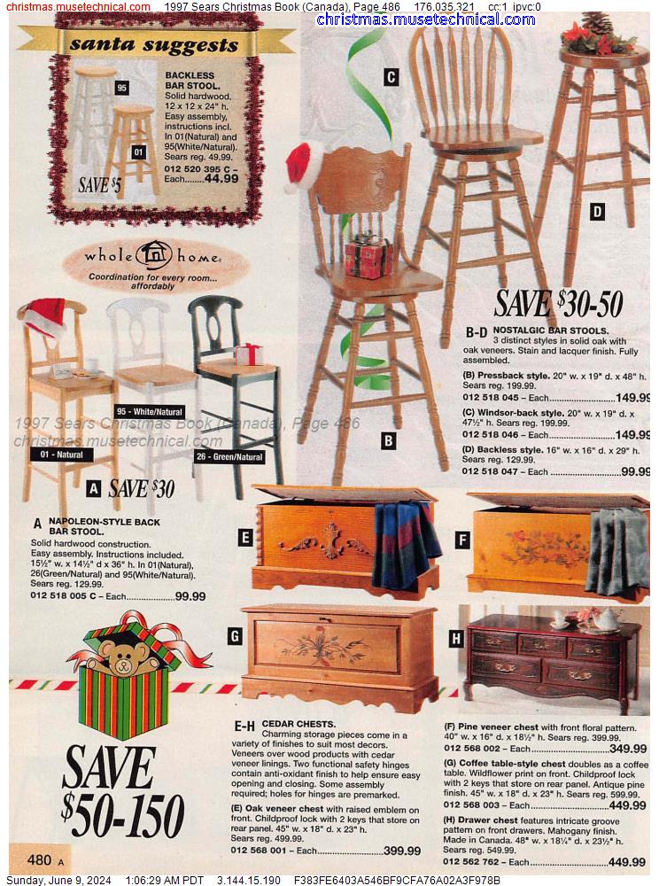 1997 Sears Christmas Book (Canada), Page 486