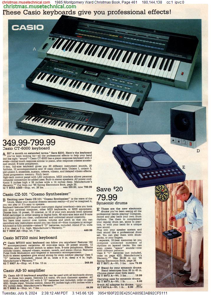 1985 Montgomery Ward Christmas Book, Page 461