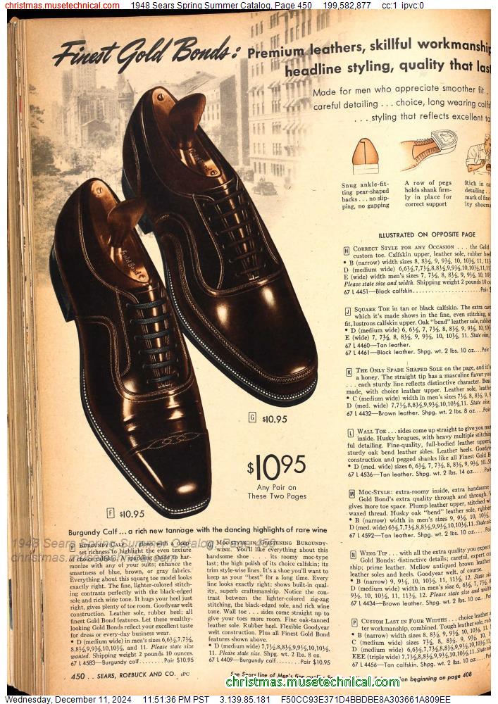 1948 Sears Spring Summer Catalog, Page 450