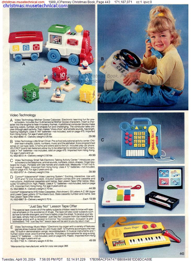 1989 JCPenney Christmas Book, Page 443