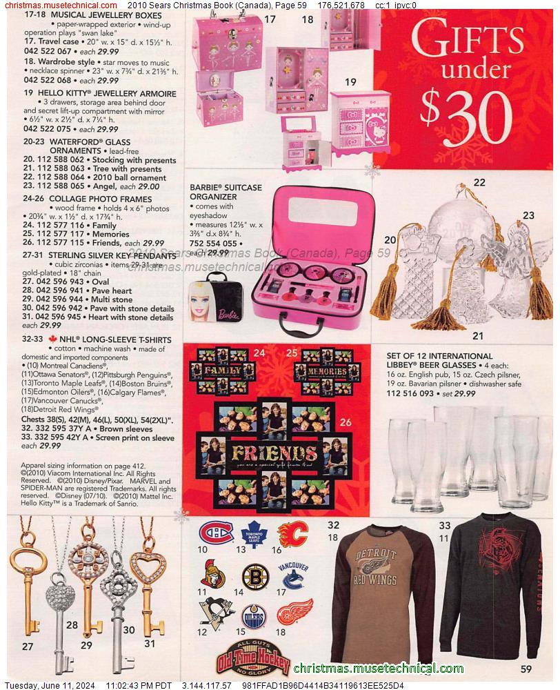 2010 Sears Christmas Book (Canada), Page 59