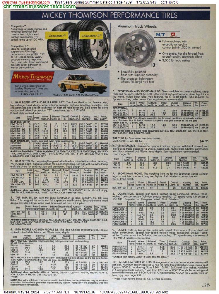 1991 Sears Spring Summer Catalog, Page 1239