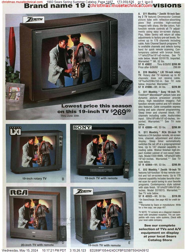 1993 Sears Spring Summer Catalog, Page 1467