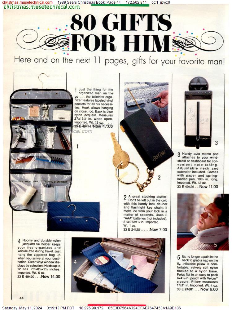 1989 Sears Christmas Book, Page 44
