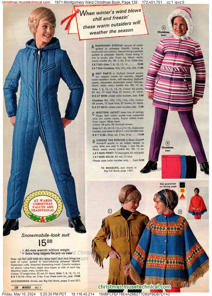 1971 Montgomery Ward Christmas Book, Page 138