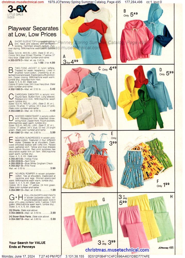 1979 JCPenney Spring Summer Catalog, Page 495
